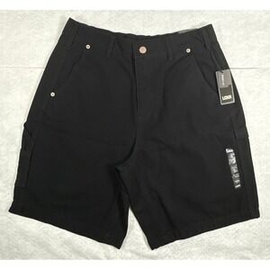 LCKR Lajoie Mens Medium 32-34 Black Utility Casual Stretch Cargo Shorts NWT